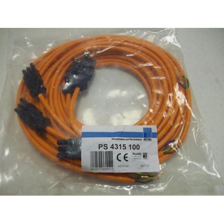 Rittal PS-4315-100 Cable Cord PS4315100 (Pack of 5)
