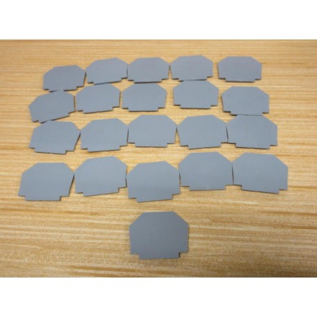 Morsettitalia 43010 End Plate (Pack of 21) - New No Box