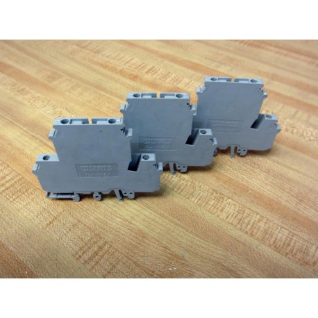 Phoenix Contact 3007055 Terminal Block UKK5-T (Pack of 3) - New No Box