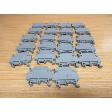 ABB M48S Terminal Block WFuses & Back Covers (Pack of 22) - Used