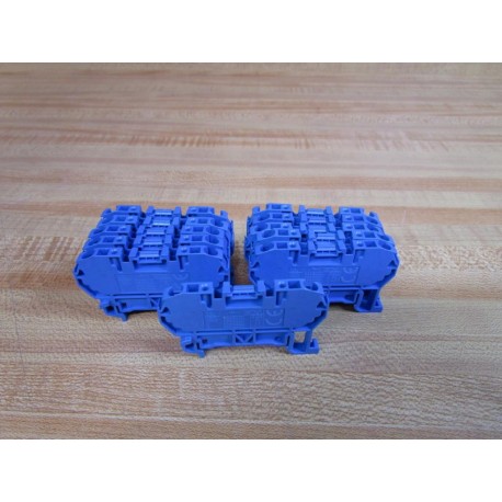 Entrelec D2.55. Terminal Block D255 Blue - New No Box