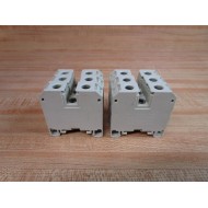 Siemens 8WA1-205 Terminal Block 8WA1205 Single Pole (Pack of 6) - Used