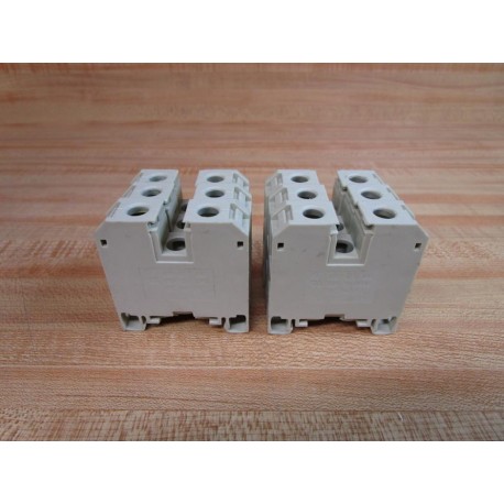 Siemens 8WA1-205 Terminal Block 8WA1205 Single Pole (Pack of 6) - Used