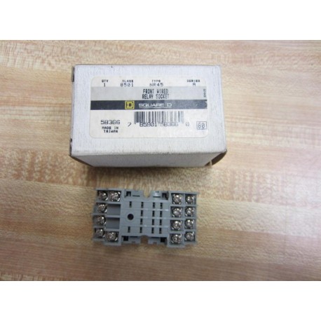 Square D 8501-NR45 Relay Socket 8501NR45 7 Amp 300V (Pack of 3)