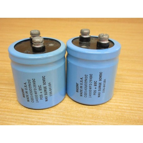 Mallory CGS143U025V2C Capacitor (Pack of 2) - Used