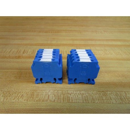 Allen Bradley 1492-HM1 Terminal Blocks 1492HM1 Blue (Pack of 10) - Used