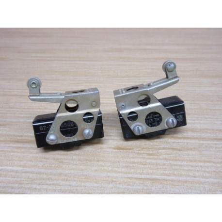 Microswitch BZ-3R155556T-S Limit Switch W Roller Lever (Pack of 2) - Used