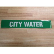 Panduit PMU69A City Water Label (Pack of 6) - New No Box