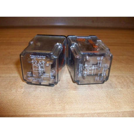 Potter & Brumfield KRPA-11AN-120V Relay KRPA-11AN-120 (Pack of 2) - New No Box