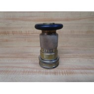 B & I Works 250 Powhatan Brass Fire Hose Nozzle U FM - Used