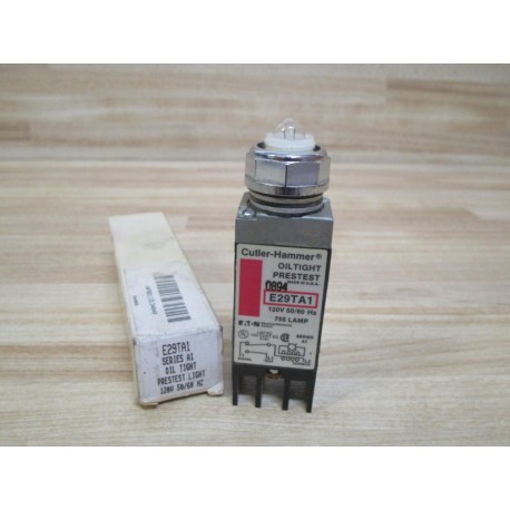 Cutler Hammer E29TA1 Eaton Light Oiltight Indicator
