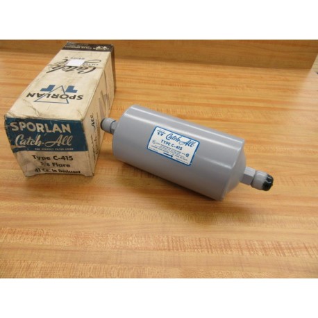 Sporlan C-415 Filter-Drier Refrigerant 58" Sae Flare Sealed