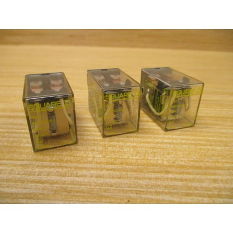 Square D 8501-RSD42-V53 Relay 8501RSD42V53 (Pack of 3) - Used