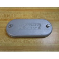 Appleton APP 670F-SA Aluminum Covers - New No Box