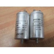 ICAR MSR25-E-4-66 EICAR Capacitor MSR25E466 4µF±10% 660V (Pack of 2) - Used