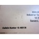 Analogic 16-400136 Instruction Manual 16400136 - New No Box