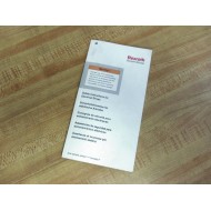 Rexroth Bosch DOK-GENERAL-DRIVE-SVS4MS-P Safety Instructions - New No Box