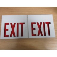 Generic EXIT 10-12" x 11-58" Exit Sign Cover Panels (Pack of 2) - New No Box