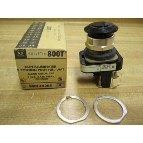 Allen Bradley 800T-FX2D4 Push-Pull Unit Series N