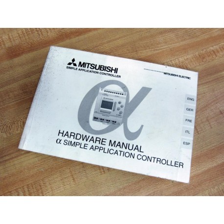 Mitsubishi JY992D74201G Hardware Manual For Simple Application Controller MEE 9908 - New No Box