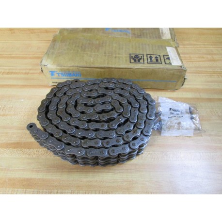 Tsubaki 60-2H Double Strand Roller Chain RS60H 7'4" Length