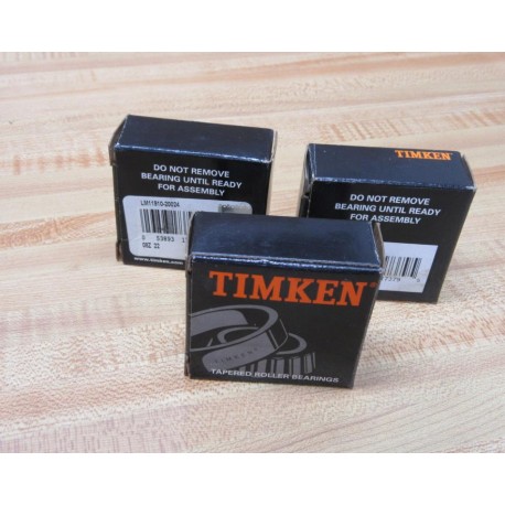 Timken LM11910 Bearing Cup (Pack of 3)