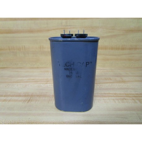 Tech-Cap 15MFD 660VAC Capacitor 15MFD660VAC - Used