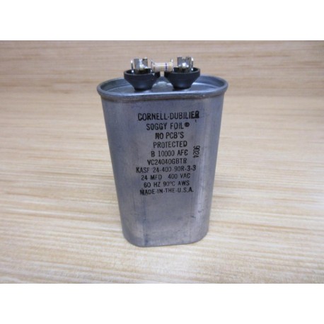 Cornell-Dubilier VC24040GBTR Capacitor KASF 24-400-90R-3-3 - Used