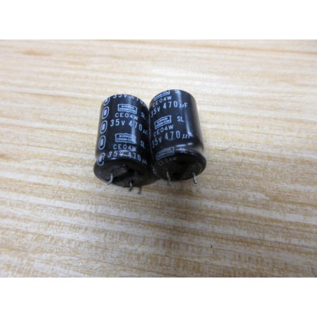 Nippon Chemi-Con CE04W Capacitor (Pack of 2) - Used