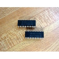 Motorola MC14174BCP Integrated Circuit (Pack of 2)