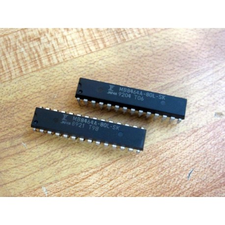 Fujitsu MB8464A-80L-SK Integrated Circuit (Pack of 2)