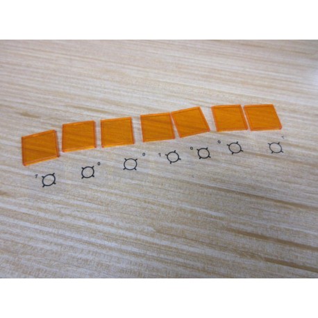Allen Bradley 800MS-N10A Color Chip 800MSN10A (Pack of 7) - New No Box