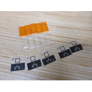 Allen Bradley 800MS-N10A-C Color Chips 800MSN10AC (Pack of 5) - New No Box