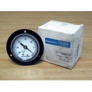 Ashcroft 20W1001TH-02B-XFFZG-VAC 2" Flange Vacuum Gauge 5WH19