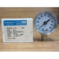 Ashcroft 20W1005-H-02L-100 2" Pressure Gauge 100 PSI