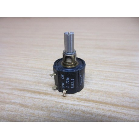 BI Technologies S 7266 Helipot Potentiometer R1K L.2 Black - New No Box