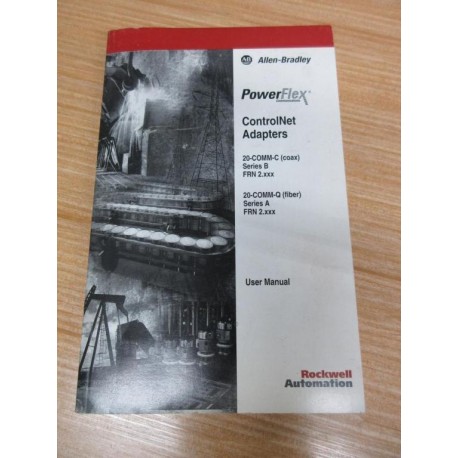 Allen Bradley 194006-P04 PowerFlex ControlNet Adapters Manual - Used