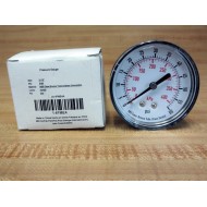 Grainger 4FME4 2.5" Pressure Gauge 4FME4A