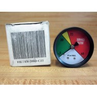 Pic FILTER-208D-CZ1 2" Filter Gauge wColor Zones 127671