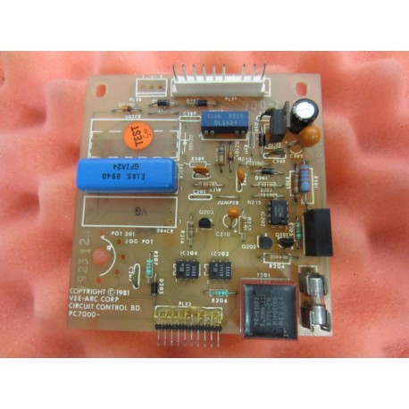 Vee-Arc PC7000-900-721 Circuit Control Board 404-038 G - Used