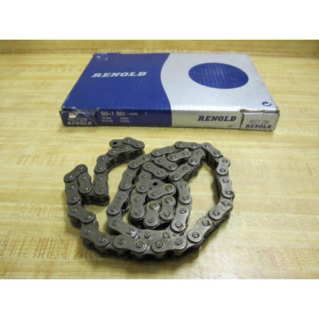 Renold 50-1 RIV Roller Chain 501RIV 6.72 Lbs