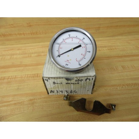 N24366 Pressure Gauge W Rail Mount