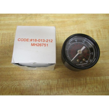 Norgren 18-013-212 Pressure Gauge MH26751 0-160