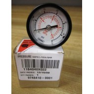 Fisher Controls 11B4040X022 1.5" Pressure Gauge 0-60 PSI