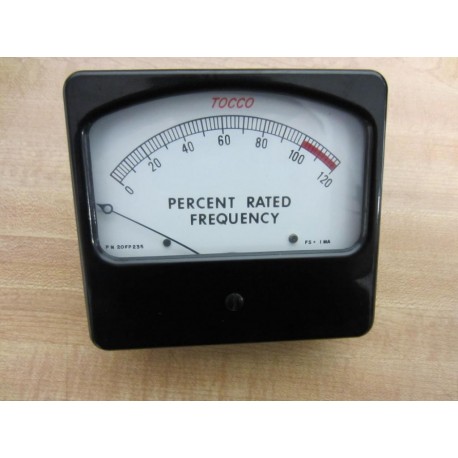 Tocco 20FP235 Percent Rated Frequency Meter 7130619 - New No Box