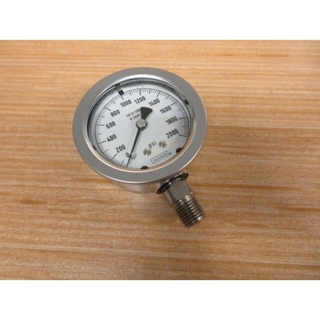 Noshok 0-2000 PSI Pressure Gauge - New No Box