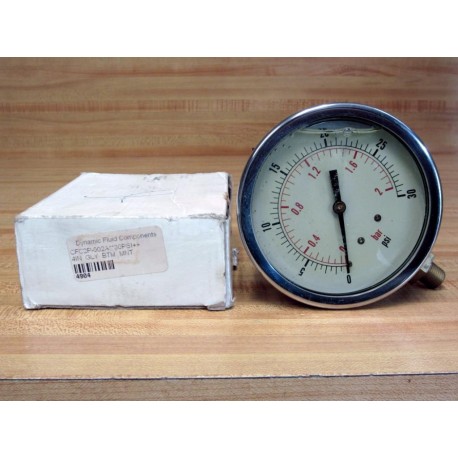 Dynamic Fluid CFC2P-002A 4" Glycerin Filled Gauge 30 PSI