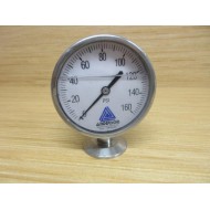 Anderson EL074010041111A Pressure Gauge 0-160 PSI - Used