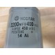 Hitachi HCGFAR Capacitor 2200MFD, 400VDC - Used