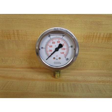 Noshok 0-100 Bar Pressure Gauge 0100Bar - New No Box